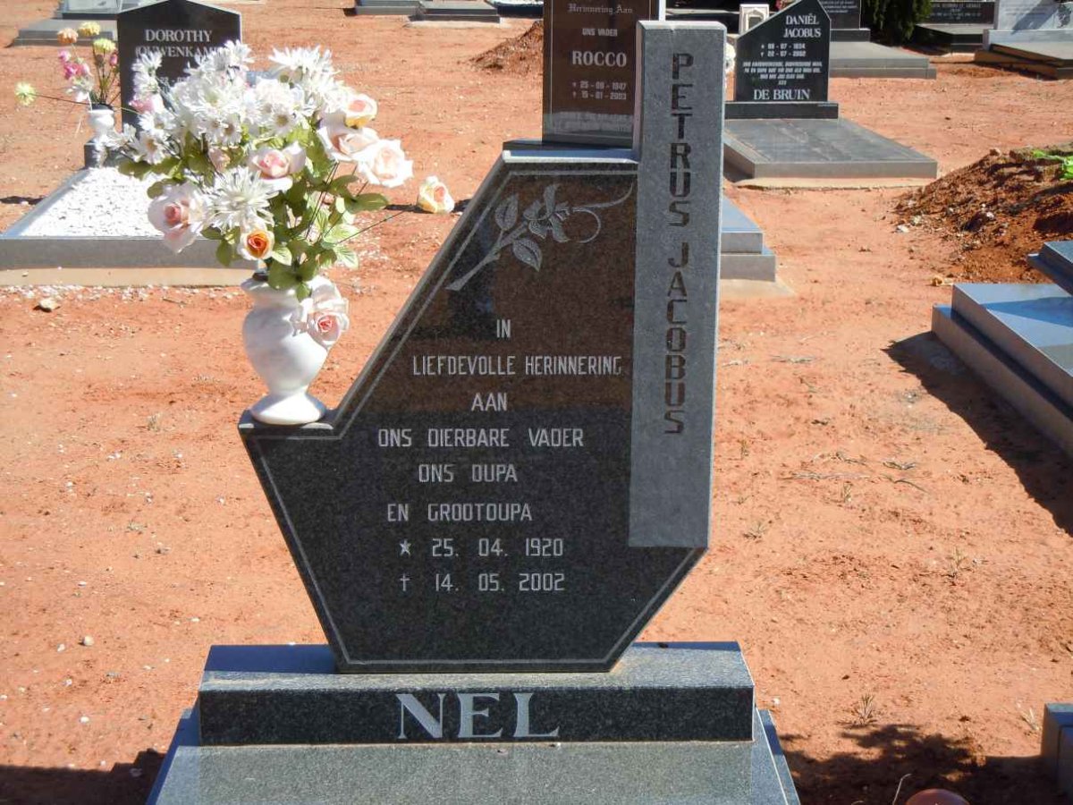 NEL Petrus Jacobus 1920-2002