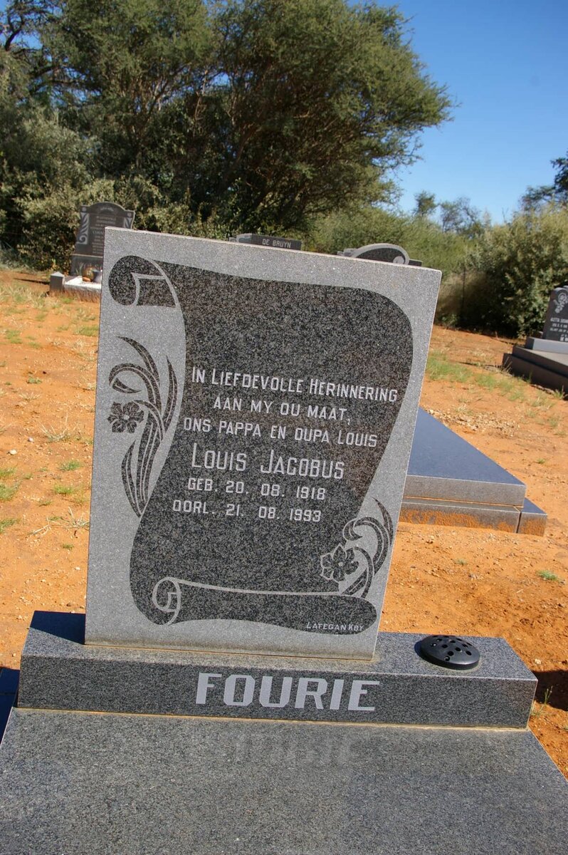FOURIE Louis Jacobus 1918-1993