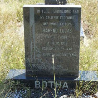 BOTHA Barend Lucas 1914-1977
