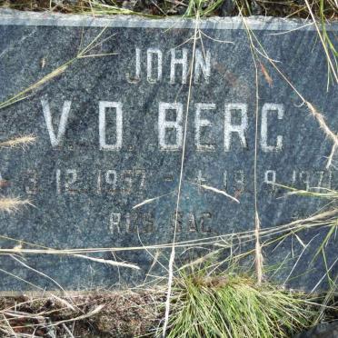 BERG John, v.d. 1957-1971