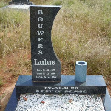 BOUWERS Lulus 1920-1999