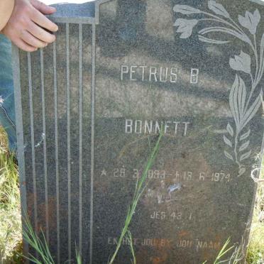 BONNETT Petrus B. 1893-1974