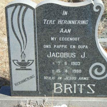 BRITS Jacobus J. 1903-1980