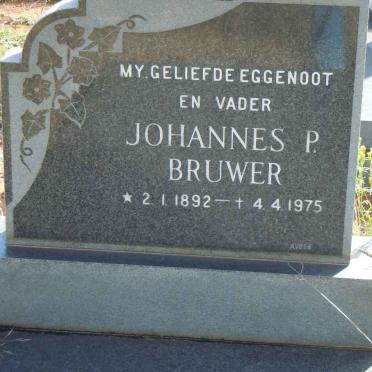 BRUWER Johannes P. 1892-1975