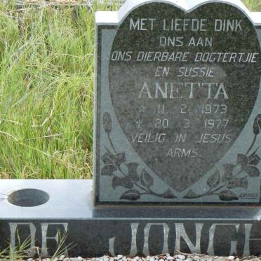JONGH Anetta, de 1973-1977