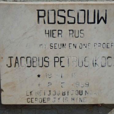 ROSSOUW Jacobus Petrus 1980-1989