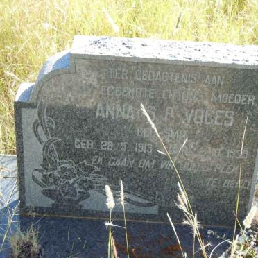 VOGES Anna S.P. nee SMIT 1913-1959