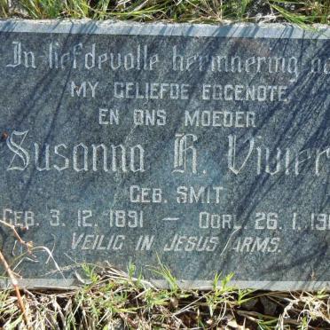 VIVIERS Susanna R. nee SMIT 1891-1965