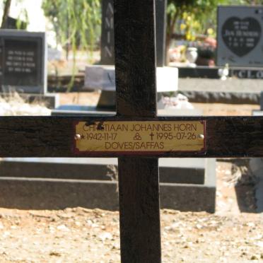 HORN Christiaan Johannes 1942-1995