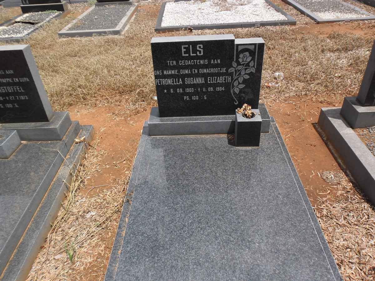 ELS Petronella Susanna Elizabeth 1903-1984