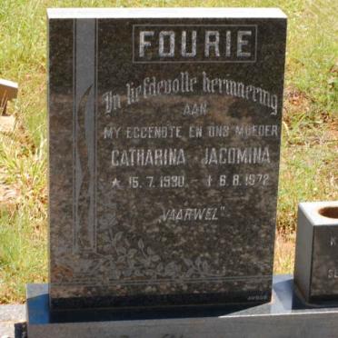FOURIE Catharina Jacomina 1930-1972