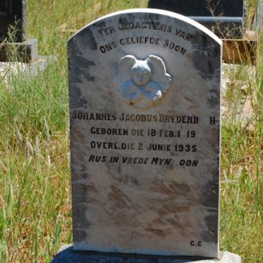 BRYDENBACH Johannes Jacobus 1919-1935