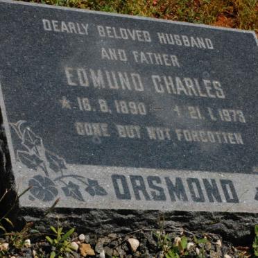ORSMOND Edmund Charles 1890-1973