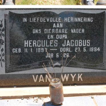 WYK Hercules Jacobus, van 1897-1984