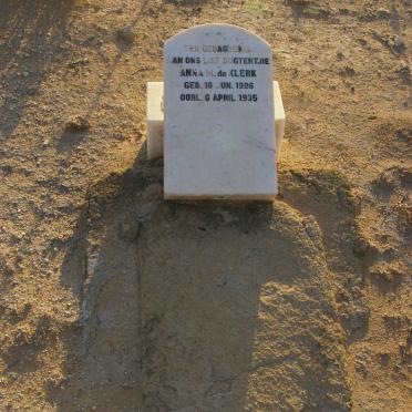 KLERK Anna M., de 1926-1935