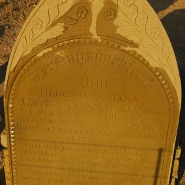SCHALKWIJK Helena Gloudina Catrina, van 1877-1883