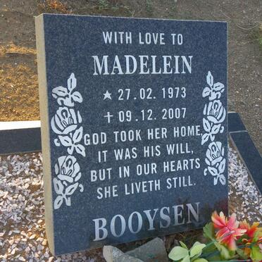 BOOYSEN Madelein 1973-2007