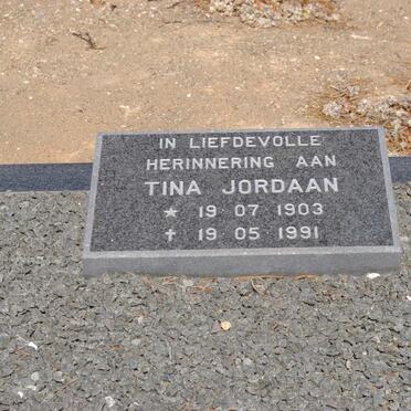 JORDAAN Tina 1903-1991