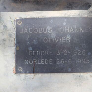 OLIVIER Jacobus Johannes 1926-1995