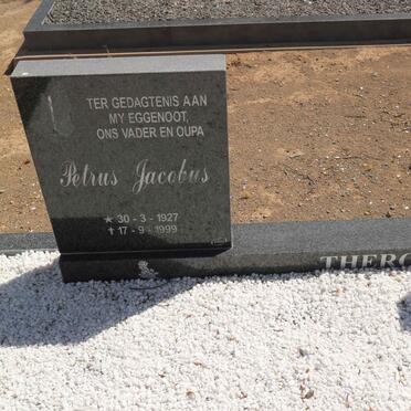 THERON Petrus Jacobus 1927-1999 &amp; Aletta Maria Magreita HATTINGH 1929-2013