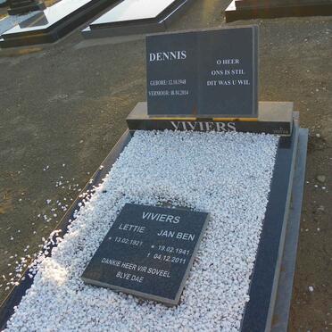 VIVIERS  Dennis 1948-2014 :: VIVIERS Jan Ben 1941-2011 &amp; Lettie 1921-