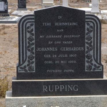 RUPPING Johannes Gerhardus 1907-1959