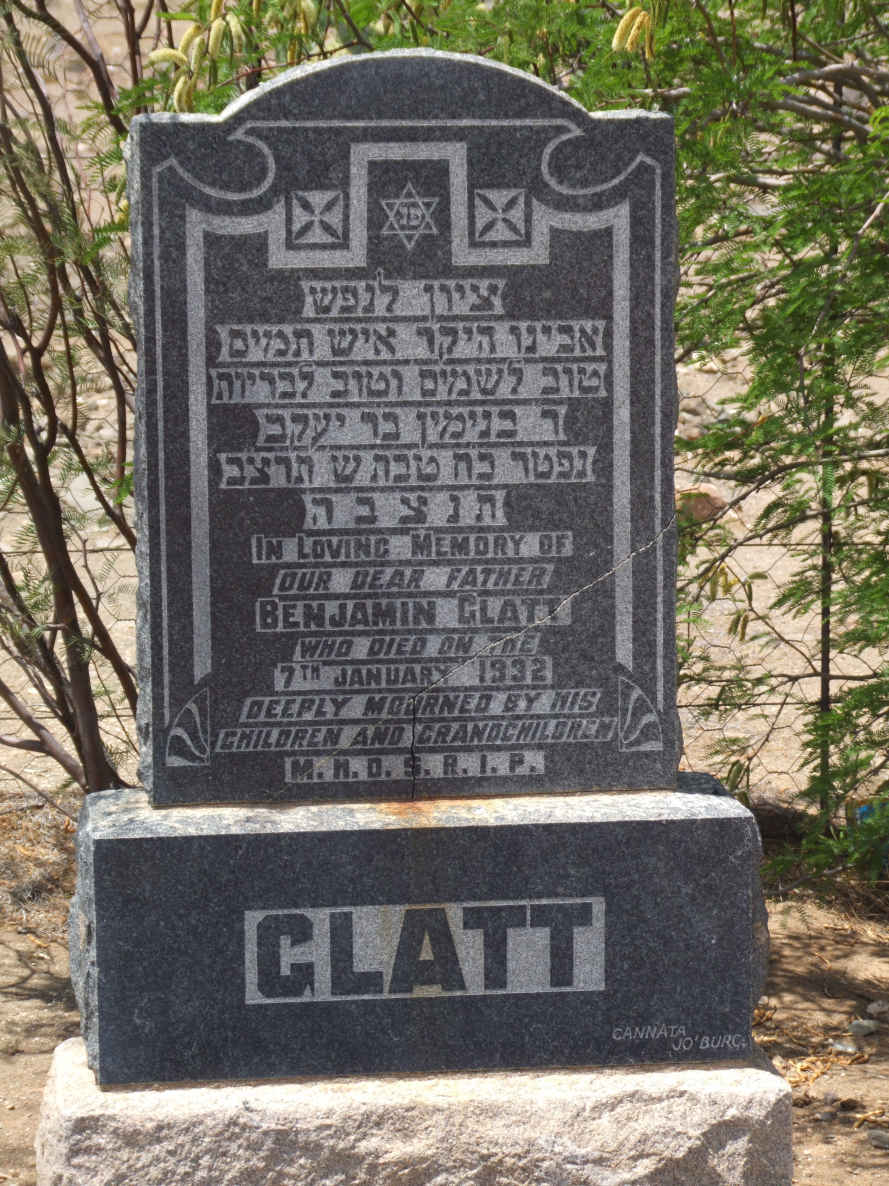 GLATT Benjamin -1932