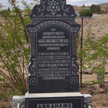 ABRAHAMS Herman -1937