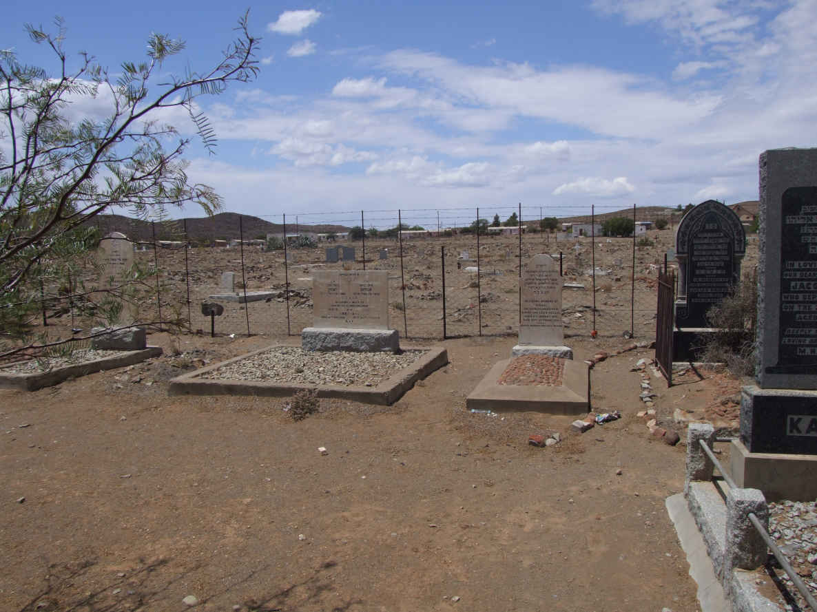 1. Overview of Jewish graves at Williston cemetery