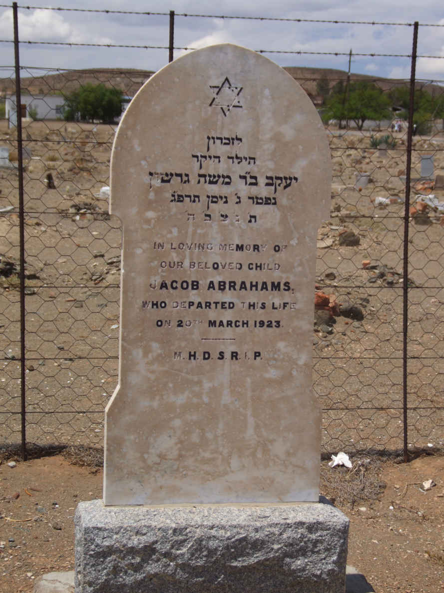 ABRAHAMS Jacob -1923