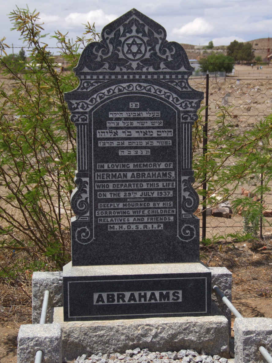 ABRAHAMS Herman -1937