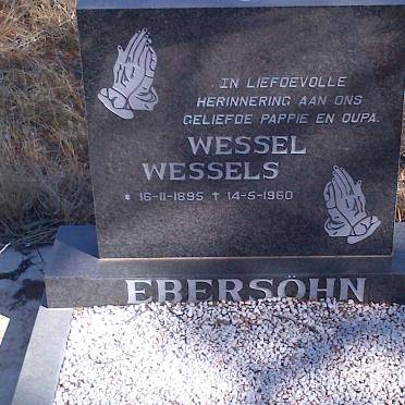 EBERSOHN Wessel Wessels 1895-1960