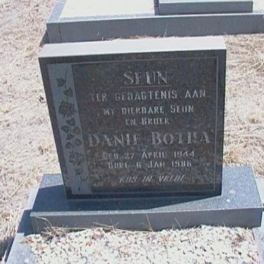 BOTHA Danie 1944-1986