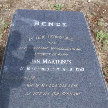 BENCE Jan Marthinus 1923-1969