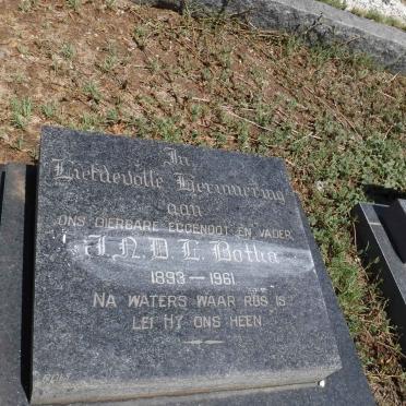 BOTHA J.N.D.L. 1893-1961
