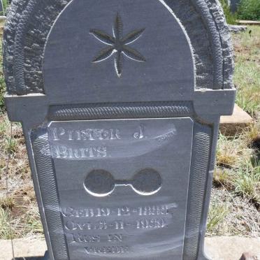 BRITS Pieter J. 1888-1939