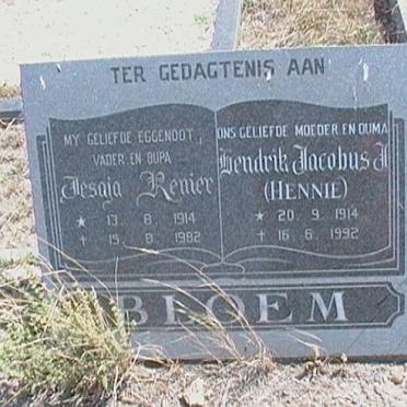 BLOEM Jesaja Renier 1914-1982 &amp; Hendrik Jacobus J.1914-1992