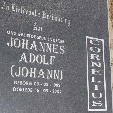CORNELIUS Johannes Adolf 1982-2006