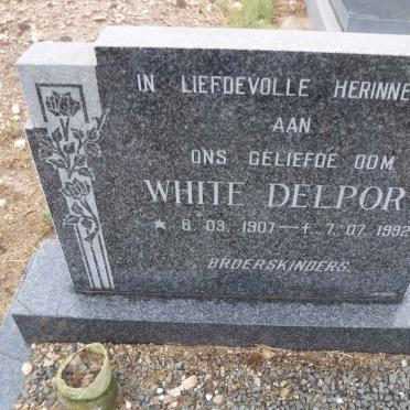DELPORT White 1907-1992