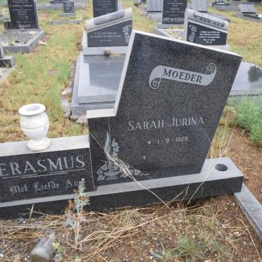 ERASMUS Petrus Johannes 1921-1978 &amp; Sarah Jurina 1925-