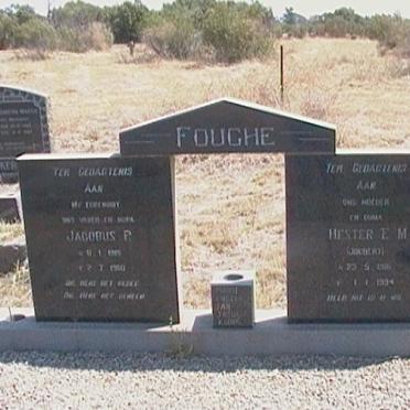 FOUCHE Jacobus P. &amp; Hester M. JOUBERT 1994