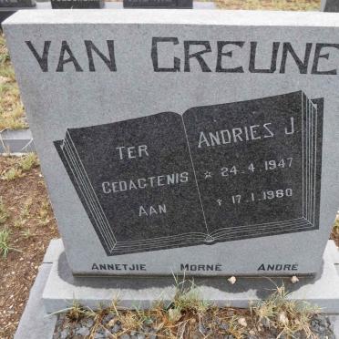 GREUNEN Andries J., van 1947-1980