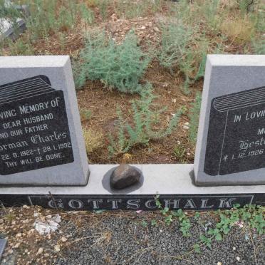 GOTTSCHALK Norman Charles 1922-1992 &amp; Hester C.H. 1926-2006