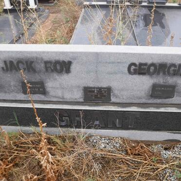 GRANT Jack Roy 1927-1993 &amp; Georgia 1930- 