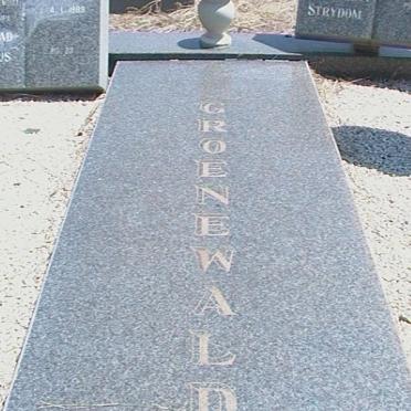 GROENEWALD Coenraad Jacobus 1908-1989 &amp; Maria Magdalena STRYDOM 1920-1996
