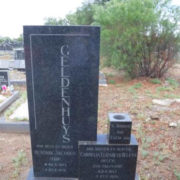 GELDENHUYS Hendrik Jacobus 1944-1976 :: GELDENHUYS Cornelia Elizabeth Helena nee TALJAARD 1947-1976