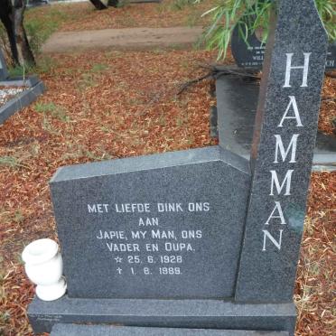 HAMMAN Japie 1928-1989