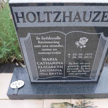 HOLTZHAUZEN Maria Catharina Elizabeth Jacomia nee BRITS 1933-2013