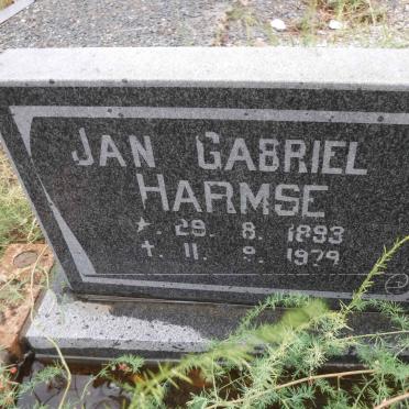 HARMSE Jan Gabriel 1893-1979