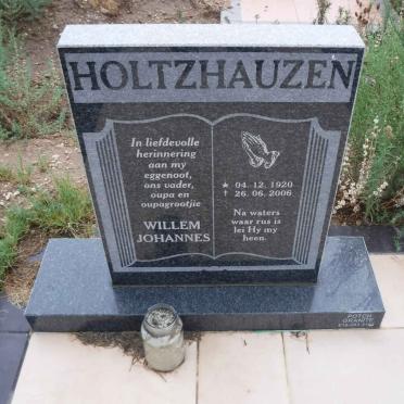 HOLTZHAUZEN Willem Johannes 1920-2006